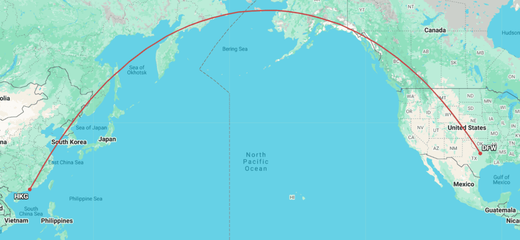 Cathay’s Time-Bending New Dallas Route