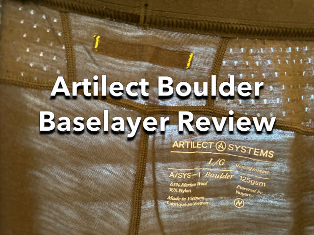 Artilect Boulder Baselayer Review